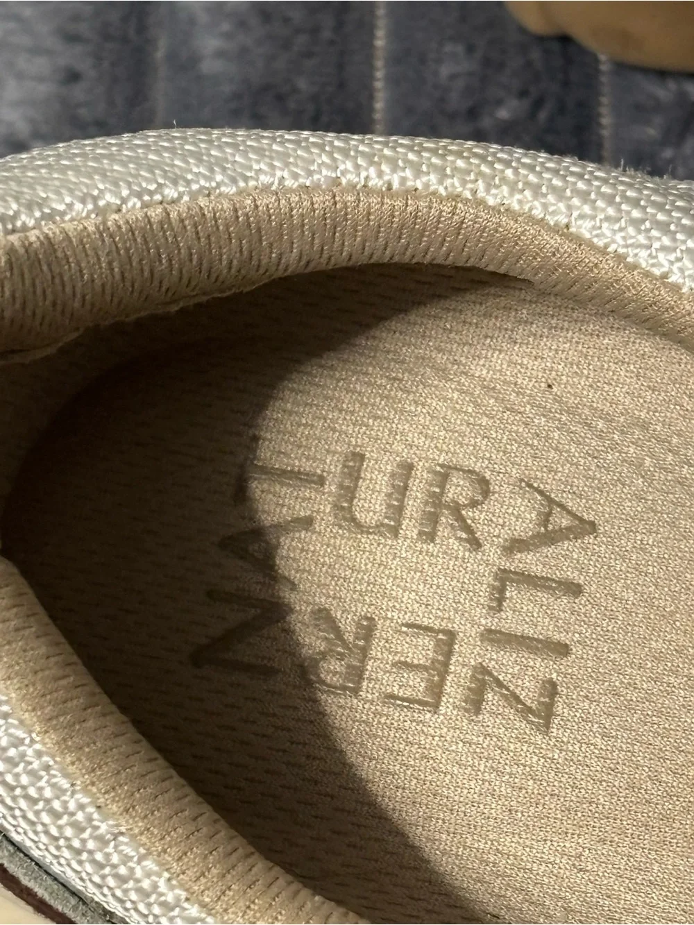 Women’s Casual Lace-Up Sneakers in Beige and Brown